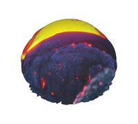 Bonnets de douche Kilauea Volcano avec une double couche de, maintiennent bien vos cheveux, que ce soit pendant la douche ou le bain.