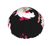 Bonnets de douche Love You Mom pour femmes, réutilisables, imperméables, doux, double couche de protection