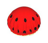 Bonnets de douche pastèque pour femmes, bonnets de douche réutilisables imperméables bonnets de bain bonnet de douche turban pour filles