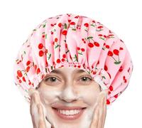 Bonnets de Douche pour Femmes | Élastique et Réutilisable avec un Séchage Rapide - Bonnet de Bain | Maison Extérieur École Usage Quotidien