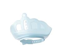 Bonnets de douche souples double couche anti-fuite et confortables pour les peaux sensibles en forme de couronne de bébé pour le bain des tout-petits, design de dessin animé essentiel