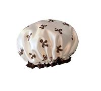 Bonnets de imperméables pour femmes avec conception de nœuds, bords élastiques doux pour adultes, protections pour l ' heure du bain, bonnets de imperméables pour adultes
