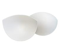 Bonnets de soutien-gorge à coudre - Non Push Up - Bonnets pour robes de mariée - Ivoire (Bonnet B)