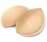 Bonnets de soutien-gorge cousus - Légèrement rembourrés - Bonnet A à E - Ivoire beige ou noir (beige, C)