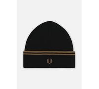 Bonnets Fred Perry TWIN TIPPED MERINO WOOL BEANIE pour Homme T.U Noir