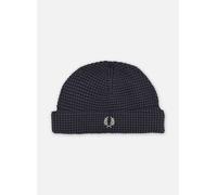 Bonnets Fred Perry Waffle Beanie pour Adulte T.U Bleu