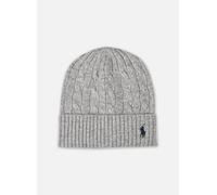 Polo Ralph Lauren - Bonnet en laine et cachemire torsadé - Femme - Accessoires - Gris - Taille: ONE Size