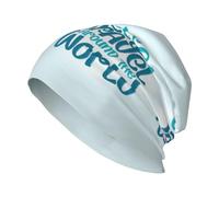 Bonnets pour homme et femme - Chapeau confortable en tricot Let's go Travel Around The World Bonnet de chimio Bonnet de nuit Noir