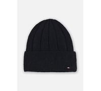 Tommy Hilfiger Bonnet TH Flag Fluffy Beanie AW0AW17779 Bleu Taille unique