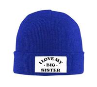 Bonnets Unisexes J'aime Ma Grande Sœur Tricotés Bonnets Respirant Doux Et Chaud Chapeau Unisexe, pour Enfants, Accessoires Hiver, Ski, 56-62cm