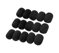 Bonnette anti-vent en mousse pour microphone, compatible avec les micros-cravates, réduisant le bruit du vent grâce à sa conception portable,