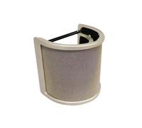 Bonnette Anti-Vent en U pour Microphone à Condensateur, Idéale pour la Diffusion et L'Enregistrement (Doré)