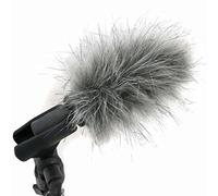 Bonnette anti-vent Keepdrum WS04 - En fourrure - Pour divers microphones Rode, Shure