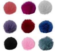 Bonnette anti-vent pour microphone cravate,lot de 9,multicolore