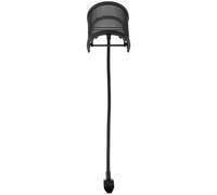 Bonnette Anti-vent pour Microphone en U, Filtre Anti-pop Métal Noir
