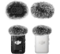 Bonnette Micro Anti Vent Adapté à DJI Mic 2 Lavalier sans Fil,Mousse Micro en Fourrure Filtre Anti Pop Professionel Adapté à DJI Mic 2 et OSMO Pocket 3 Créateur (4 Pièces)