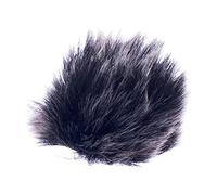 Bonnette Microphone Pare-brise Housse Pour Revers Micro Cravate 1.5mm -Noir/Blanc - Noir