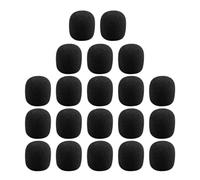 Bonnettes en Mousse pour Micro 40 Pièces, Housses Noires