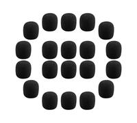 Bonnettes en Mousse pour Micro Casque 40 Pièces Noires