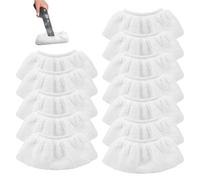 Bonnettes Microfibre Lingettes, 12 Pièces Recharge de Lavette Balai Vapeur en Microfibre, Lingettes Bonnettes Accessoire pour Vapeur, Lavable en Machine, Pour Karcher Easy Fix SC2, SC3, SC4, SC5