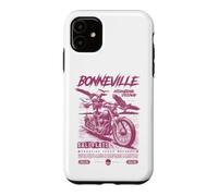 Bonneville Salt Flats Courses de Motos Motard Vintage Coque pour iPhone 11