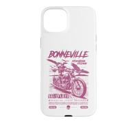 Bonneville Salt Flats Courses de Motos Motard Vintage Coque pour iPhone 15 Plus