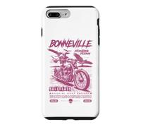 Bonneville Salt Flats Courses de Motos Motard Vintage Coque pour iPhone 7 Plus/8 Plus