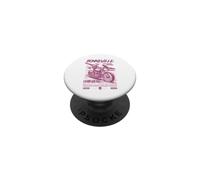 Bonneville Salt Flats Courses de Motos Motard Vintage PopSockets PopGrip Adhésif