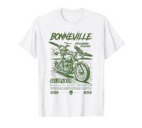 Bonneville Salt Flats Courses de Motos Motard Vintage T-Shirt
