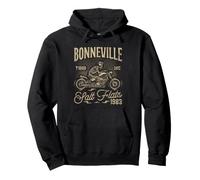 Bonneville Salt Flats Moto Racing Biker Anniversaire 1983 Sweat à Capuche