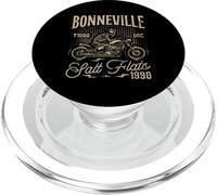 Bonneville Salt Flats Motorcycle Racing Biker Birthday 1990 PopSockets PopGrip pour MagSafe