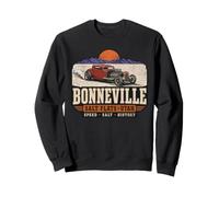 Bonneville Salt Flats Utah Speed History Design Vieilli Sweatshirt