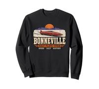 Bonneville Salt Flats Utah Speed History Design Vieilli Sweatshirt