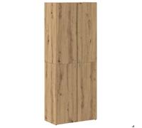 BONNIE®Cabinet de Bureau/Classeur vestiaire - SUIKUN - Meuble de bureau 2 pcs chêne artisanal 60x32x153 FR659098