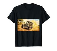 Bonnie & Clyde Love Story Romantique Vintage First Escape T-Shirt Graphique avec Valeur