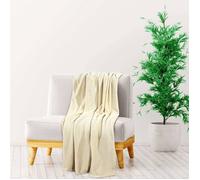 BONNIE®Couverture Pondérée - SUIKUN - Couverture crème 130x170cm polyester EU6730931