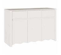 BONNIE®Drammen Blanc - Décoration pour Maison,cuisine,114x43x75.5 cm ,Bois de pin massif FR236522