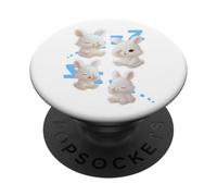 Bonnie endormie prête à Dormir, Motif Lapin Mignon et Moelleux PopSockets PopGrip Adhésif