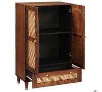 BONNIE®Meubles et étagères de rangement/Placard/Armoire Haut - Décoration pour Maison, Cuisine, pour médias avec tiroir Marron