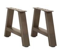 BONNIE® Pieds de table basse en forme de A, (Set de 2), 40 x (30-31) cm, acier &FR837880