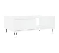 BONNIE®Table basse - Table à café - Grand espace de rangement - blanc 90x60x35 cm ,Bois d'ingénierie FR856095