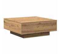BONNIE®Table basse - Table à café - Grand espace de rangement - chêne artisanal 80x80x31 cm ,Bois d'ingénierie FR678299