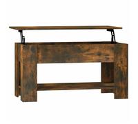 BONNIE®Table basse - Table à café - Grand espace de rangement - Chêne fumé 101x49x52 cm ,Bois d'ingénierie FR205874