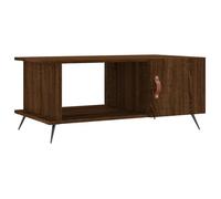 BONNIE®Table basse - Table à café - Grand espace de rangement - chêne marron 90x50x40 cm ,Bois d'ingénierie FR277214