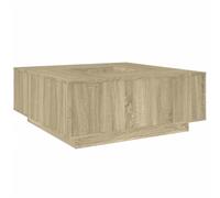 BONNIE®Table basse - Table à café - Grand espace de rangement - chêne sonoma 100x100x40 cm ,Bois d'ingénierie FR117529