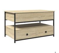 BONNIE®Table basse - Table à café - Grand espace de rangement - chêne sonoma 85x50x50 cm ,Bois d'ingénierie et métal FR875222