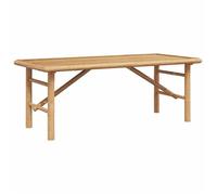 BONNIE®Table basse - Table à café - Grand espace de rangement - Marron 110x50x43 cm Bambou FR667845