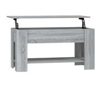 BONNIE®Table basse - Table à café - Grand espace de rangement - Sonoma gris 101x49x52 cm ,Bois d'ingénierie FR853663