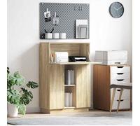 BONNIE®Table Pour Livres/fichiers - Bureau Chêne sonoma, 71,5 x 31,5 x 106,5 cm - Bois d'ingénierie &FR868758