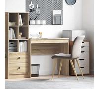 BONNIE®Table Pour Livres/fichiers - Bureau Chêne sonoma, 90 x 40 x 76 cm - Bois d'ingénierie &FR839197
